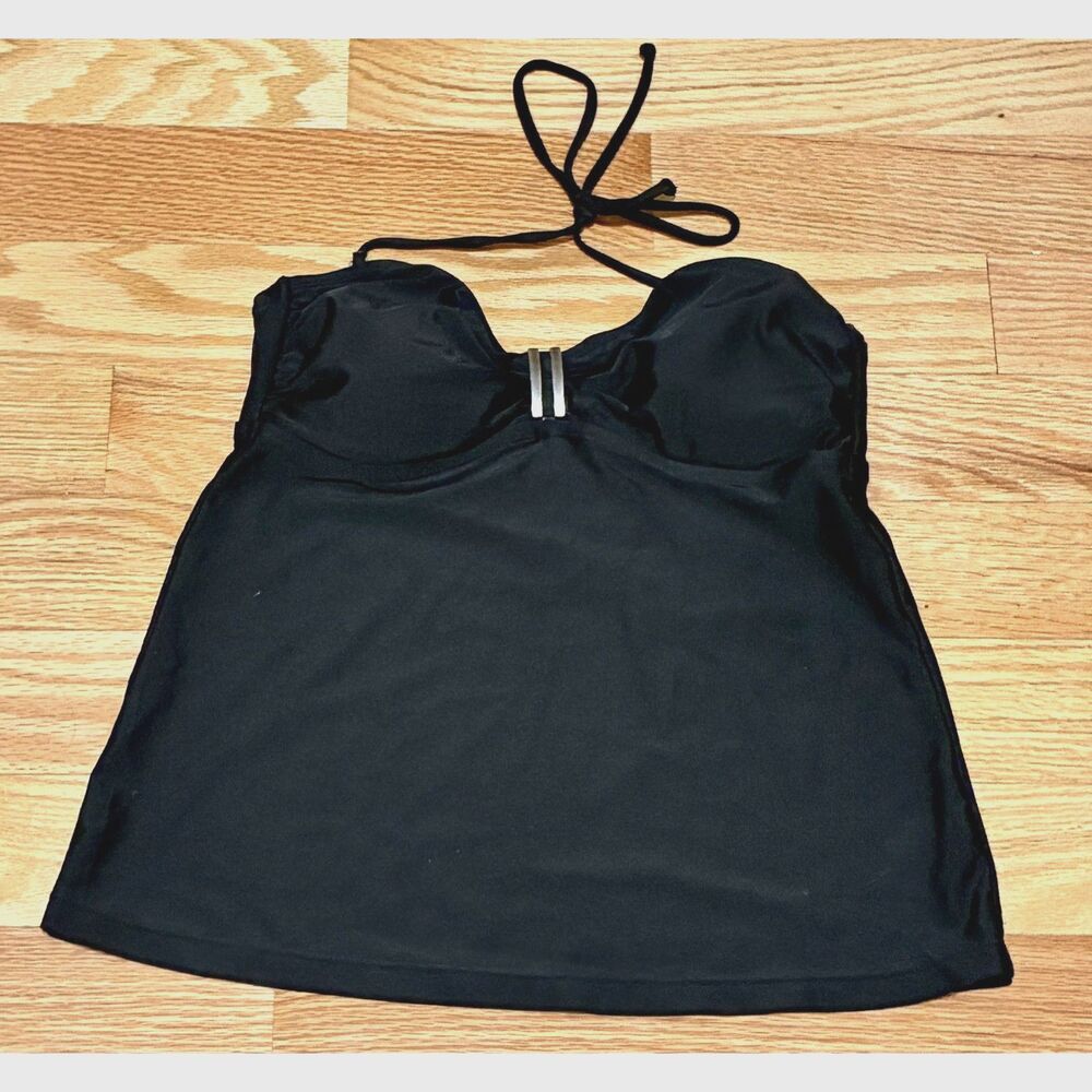 Converse One-Star Black Tankini Top - Size Large